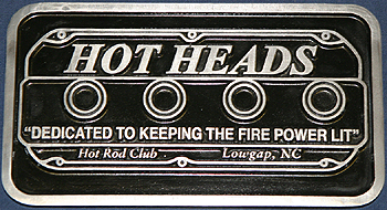 Hot Heads Club Plaque