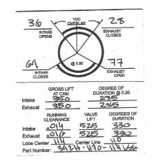 Mike avery cam specs